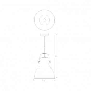 Kairos lampa wisząca 1xE27 003064-026056 biała