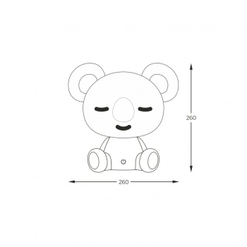 Koala lampka biurkowa LED 3W 93lm 4000K 003064-027756