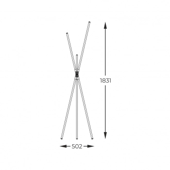 Lautaro lampa podłogowa LED 24W 2400lm 3000K 003064-028069