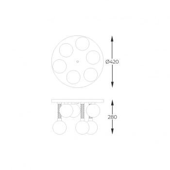 Mida lampa sufitowa 1xG9 LED 003064-028120