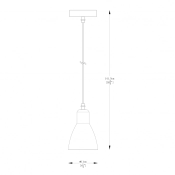 Mora lampa wisząca 1xE27 003064-025598 czarna