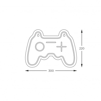 Neon Gamepad kinkiet LED 3,4W 003064-027936