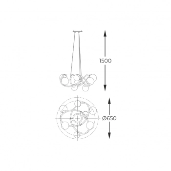 Nisyro lampa wisząca 8xG9 LED 003064-028394