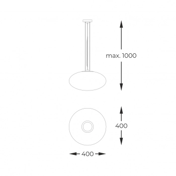 Omi lampa wisząca 1xE27 LED 133867-027980