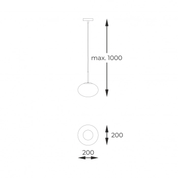 Omi lampa wisząca 1xG9 LED 133867-027988