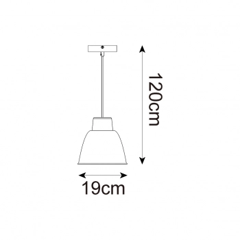 Orlo lampa wisząca 1xE27 003064-027535