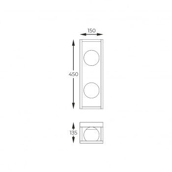 Piro kinkiet 2xG9 + LED 13W 1700lm 2700-6000K 003064-028409