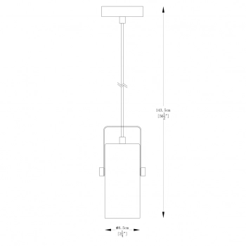 Resi lampa wisząca 1xE27 003064-025610 czarna, złota