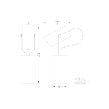 Resi lampka biurkowa 1xE27 003064-026052 czarna, złota