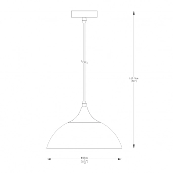 Sarda lampa wisząca 1xE27 003064-025613 czarna, złota