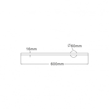 Troy kinkiet LED 8W 1100lm 4000K 003064-027462 czarny