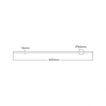 Troy kinkiet LED 12W 1650lm 4000K 003064-027463 czarny