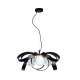 Nela lampa wisząca 4xE14 133867-025791 czarna, złota Zuma Line