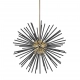 Urchin lampa wisząca 9xG9 003064-026346 czarna, złota