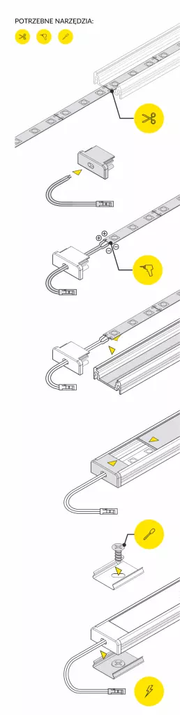 Instrukcja montażu taśmy LED