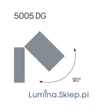 Mini 5005 DG kinkiet GU10 IP54 szkic