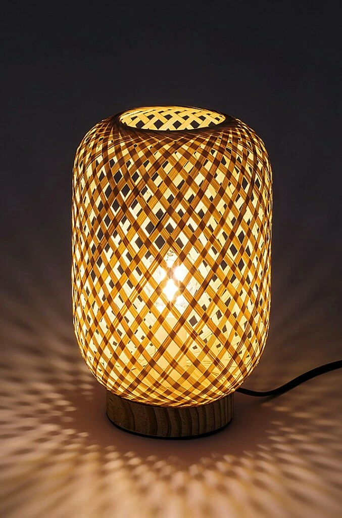 Lampka stołowa styl morski - Alinafe 1xE14 74016 rattan