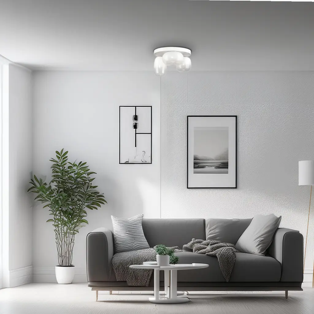 Lampa sufitowa styl morski - Vaso 12W LED 1131lm 3000K biała ML1413