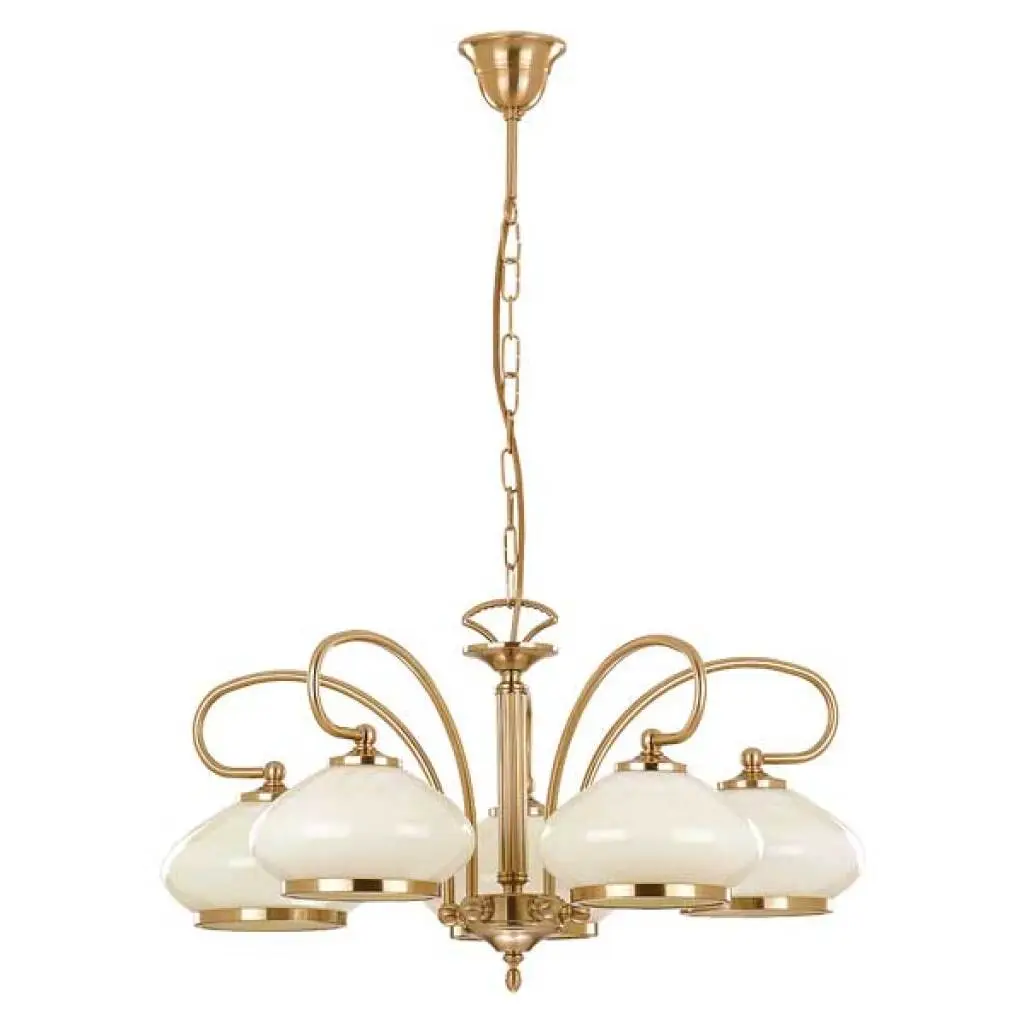 Astoria żyrandol 5xE27 złoty styl biophilic design