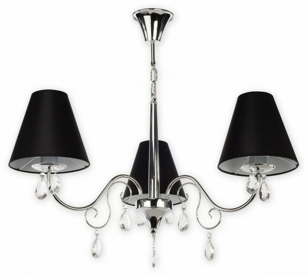  Velio żyrandol 3xE27 chrom O1963 CH CZA styl double drenching