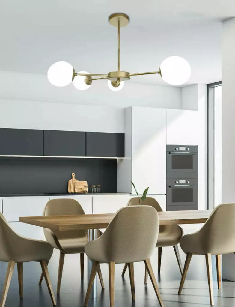 Żyrandole w stylu japandi