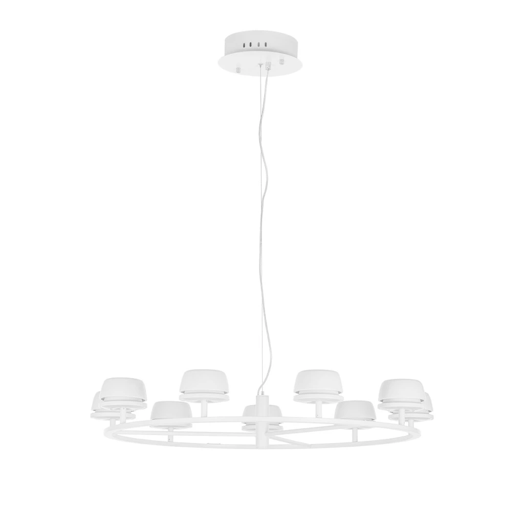 Miranda LED żyrandol biały mat AD16004-9A WH styl morski