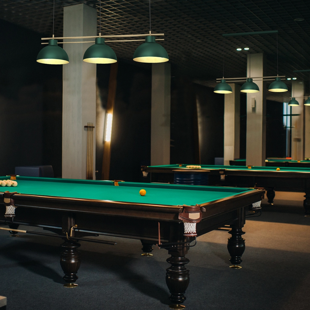 Lampa bilardowa Estate. Oświetlenie stołu bilardowego