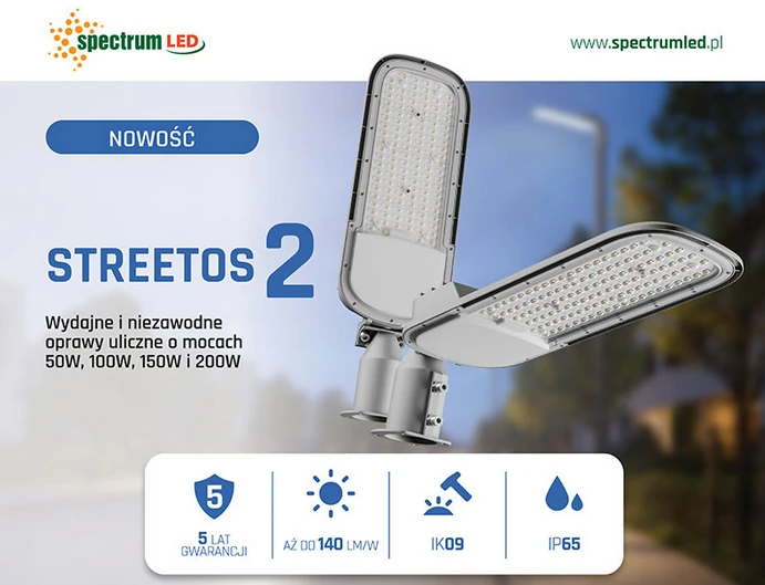 Oprawa uliczna Streetos LED