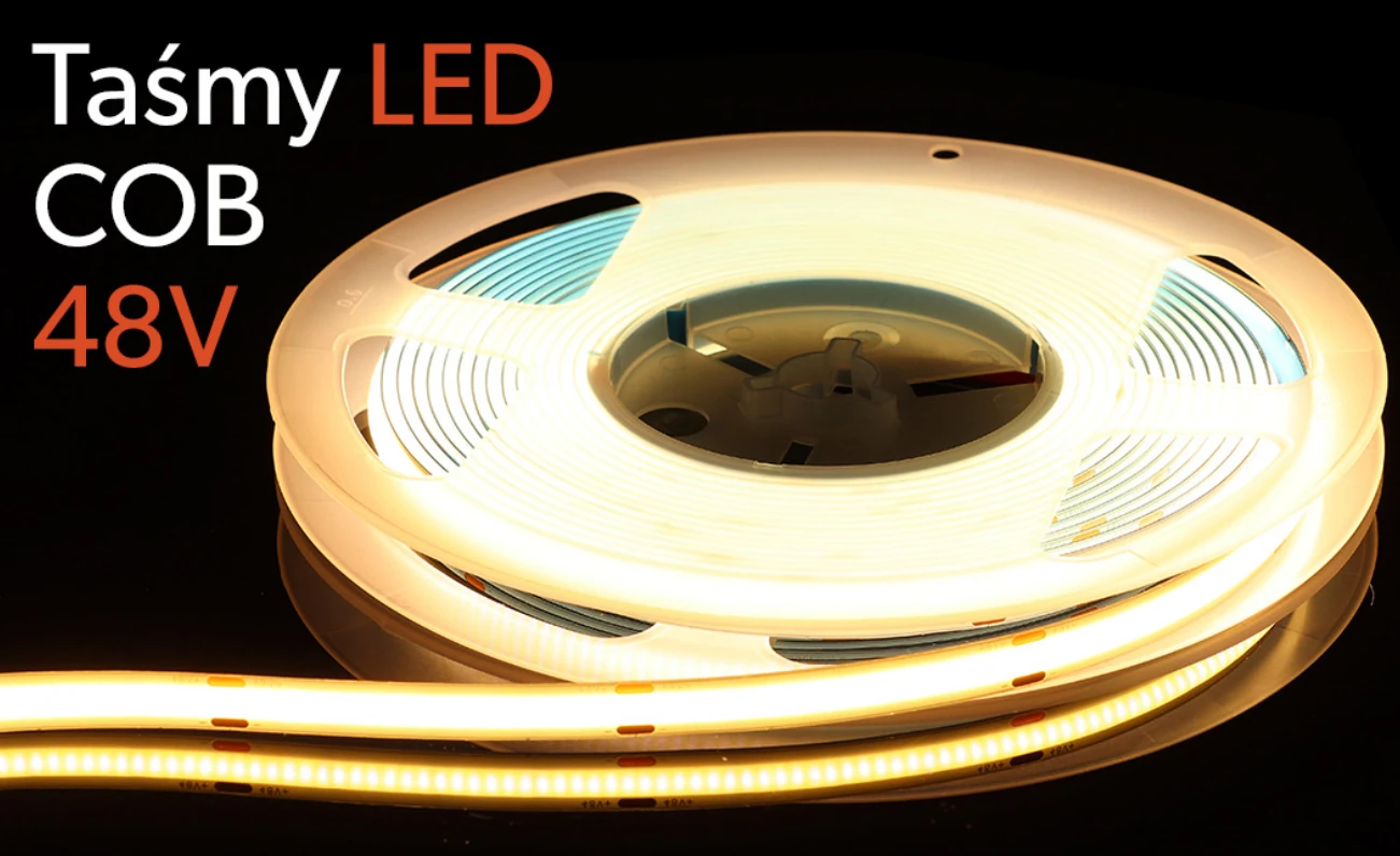 Taśma LED COB 48V