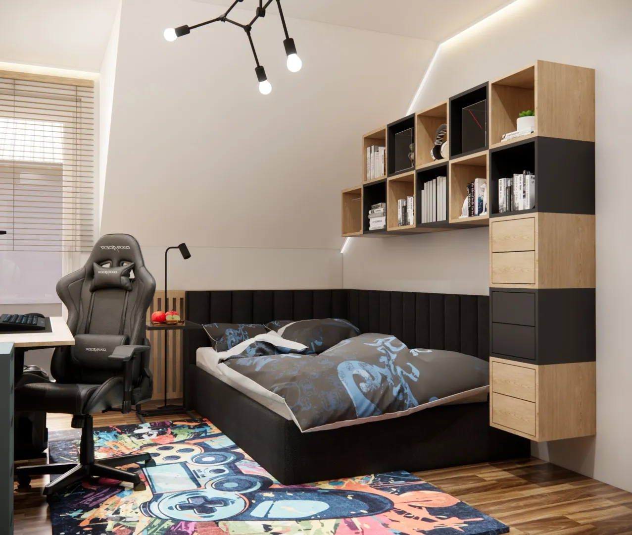 Aranżacja pokoju 14 m2