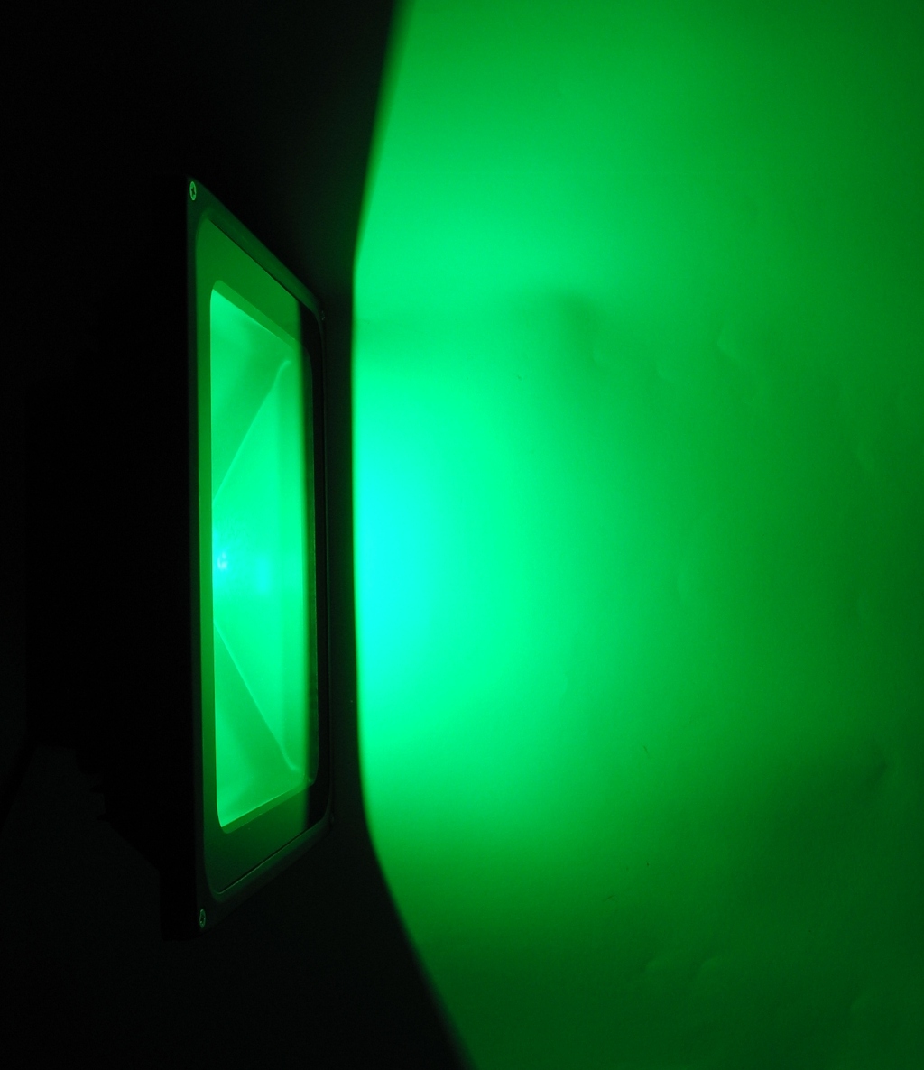 Naświetlacz LED 50W światło zielone