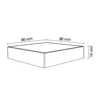 Panel dotykowy ścienny ściemniacz 4-strefowy B1