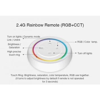 Sterowanie taśm LED RF 2,4GHz RGBW FUT038SA