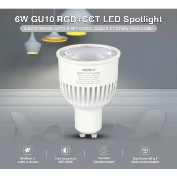 Żarówka LED PAR16 6W GU10 30° RGB+CCT