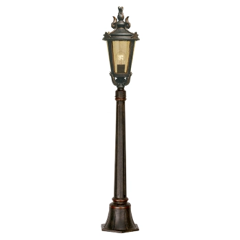 Baltimore M lampa stojąca słupek średnia E27 IP44