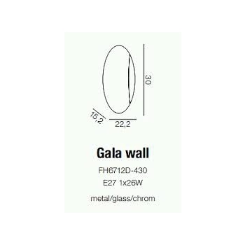 GALA FH6711W-300 + LED GRATIS