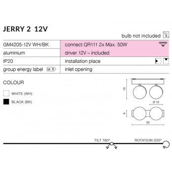 Jerry 2 chrom GM4205 CH G53 + LED GRATIS