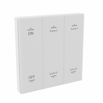 Włącznik światła ON OFF 4 sceny CCT DImm biały Konekto Mesh WOJ+07012 SpectrumLED