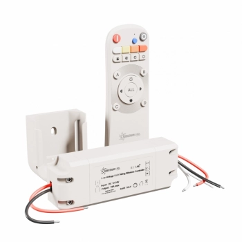 Zestaw kontroler do paska LED 12V/24V 120W/240W 10A CCT DImm pilot 1S uchwyt biały Konekto Mesh WOJ+91308 SpectrumLED