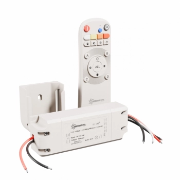 Zestaw Kontroler Do Paska LED 12V/24V 120W/240W 10A RGB DImm piot 1S biały Konekto Mesh WOJ+91309 SpectrumLED