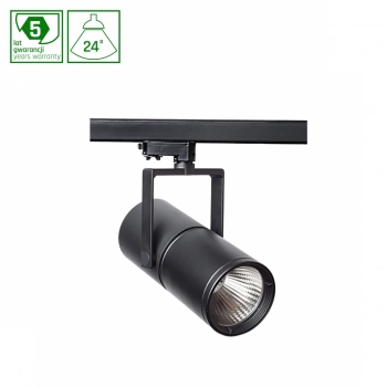 Madara Bisona pro 830 reflektor na szynoprzewód 3F LED 27W 3000lm 3000K czarny MDR29PRO3083024B SpectrumLED