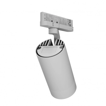 Pava 2 na szynoprzewód 3F LED 19-42W 4500lm światło ciepłe białe RA90 biała z regulacją mocy