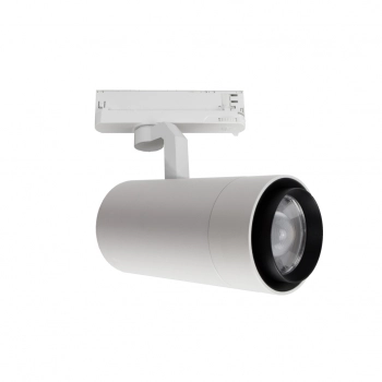 Pava 2 na szynoprzewód 3F LED 19-42W 4500lm światło ciepłe białe RA90 biała z regulacją mocy
