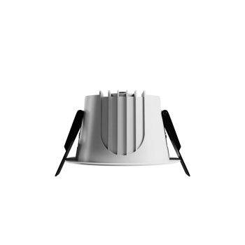 Orbito Downlight lampa wbudowywana 10W 1100lm światło ciepłe białe 40st IP44 Ra90 UGR<19 biała czarna