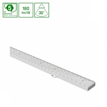 Limea Pro Trunking System lampa liniowa LED 75W 1350lm światło neutralne białe IP40 biała SLI047101NW_PW SpectrumLED