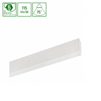 Allday Line 830 lampa wisząca LED 55W 6325lm 3000K biała WOJP01211 SpectrumLED