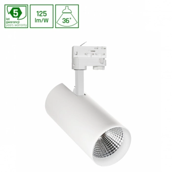 MDR Branta 940 reflektor na szynoprzewód 3F LED 27W 3375lm 4000K biały WOJP05636 SpectrumLED