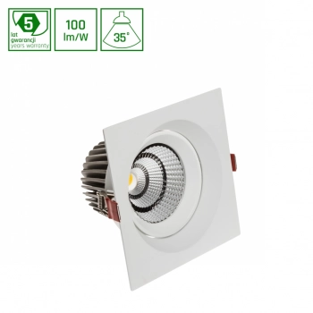 Cel Hamala 935 lampa wbudowywana LED 27W 2700lm 3500K biała WOJP05841 SpectrumLED