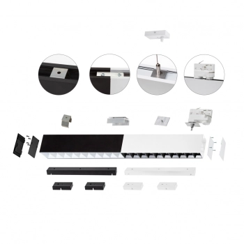 Allday Inspire One 940 lampa wisząca LED 30W 3750lm 4000K biała