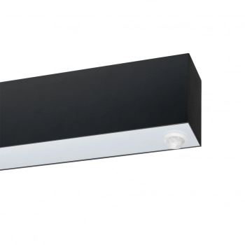 Allday Go 830 lampa wisząca LED 36W 4700lm 3000K czarna z czujnikiem ruchu